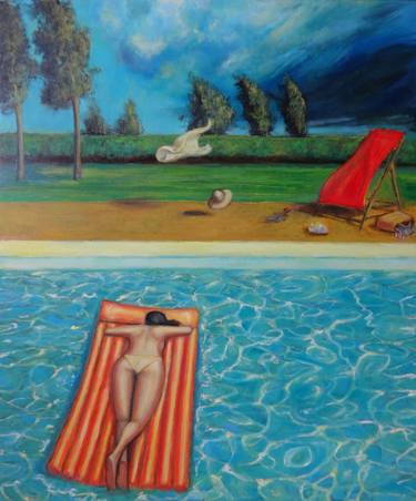 Print of Figurative Water Paintings by Massimiliano Ligabue