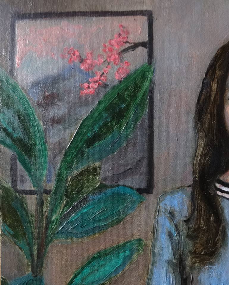 Original Expressionism Women Painting by Massimiliano Ligabue