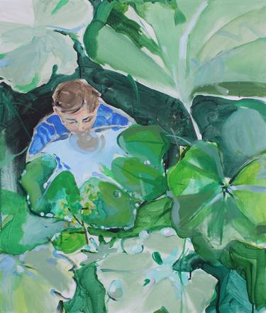 Original Illustration Garden Paintings by Anna Laicane