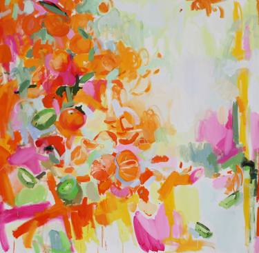 Original Abstract Expressionism Abstract Paintings by Anna Laicane