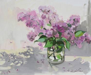 Original Floral Paintings by Anna Laicane