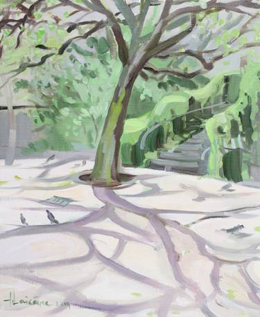 Original Modern Tree Paintings by Anna Laicane