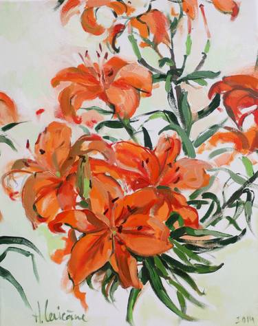 Orange lilies thumb