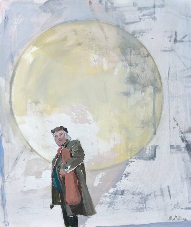 Original Figurative Music Painting by Anna Laicane