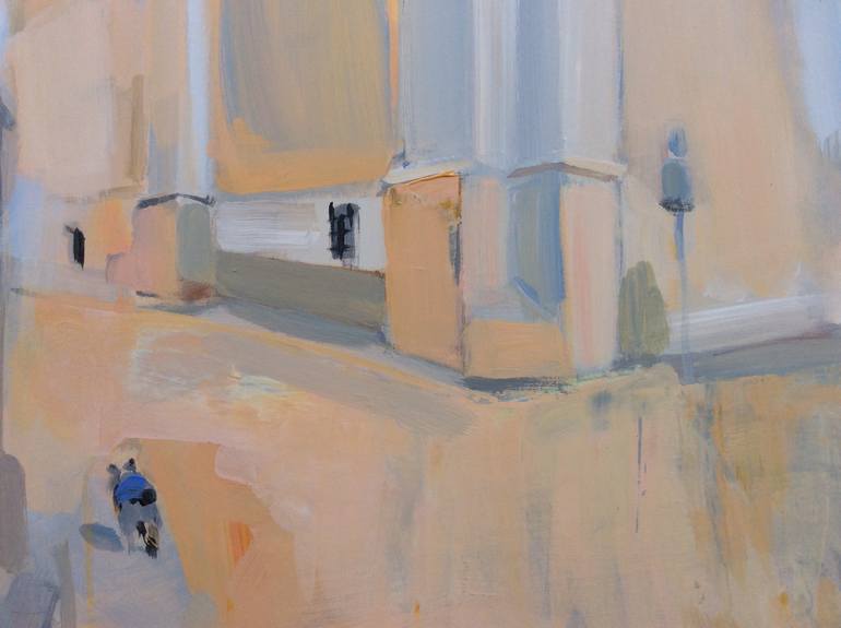 Original Figurative Cities Painting by Anna Laicane