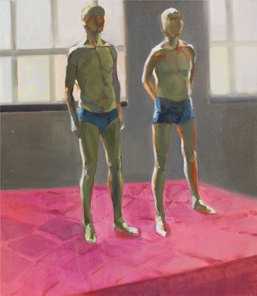 Original Figurative Nude Paintings by Anna Laicane