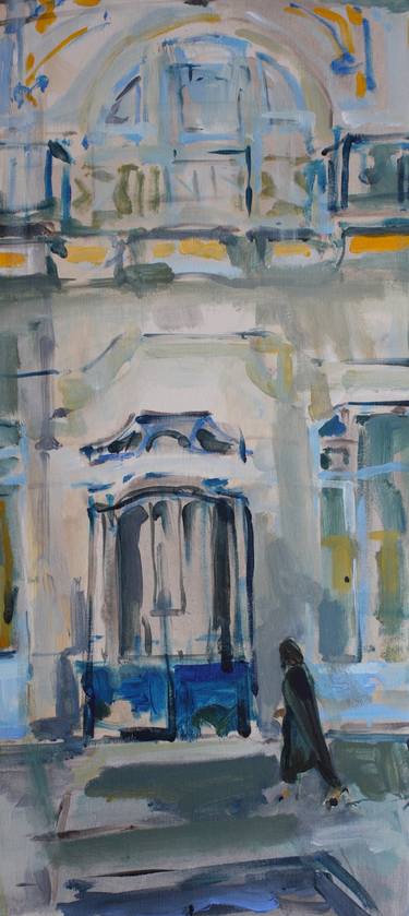 Print of Expressionism Architecture Paintings by Anna Laicane