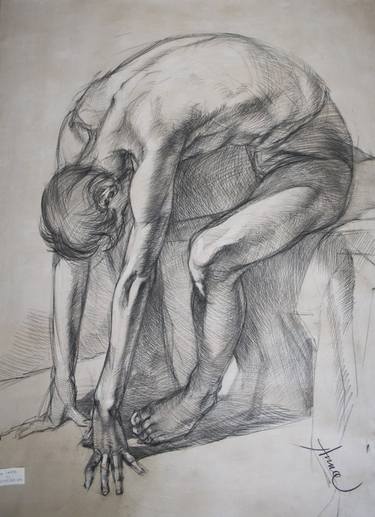 Print of Figurative Men Drawings by Anna Laicane