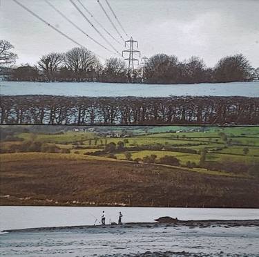 Original Modern Landscape Collage by Kathryn Sawbridge