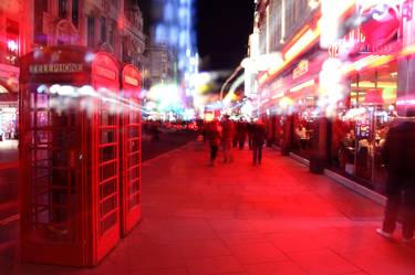 Red Telephones - Ltd. Ed. 1 of 20 - London - Nightlight Series thumb