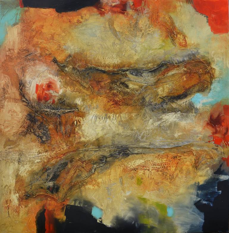 Original Abstract Expressionism Abstract Paintings by Andrada Anghel