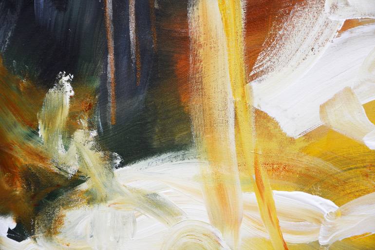 Original Abstract Expressionism Abstract Painting by Andrada Anghel