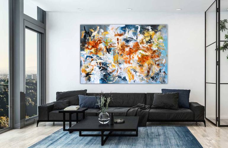 Original Contemporary Abstract Painting by Andrada Anghel