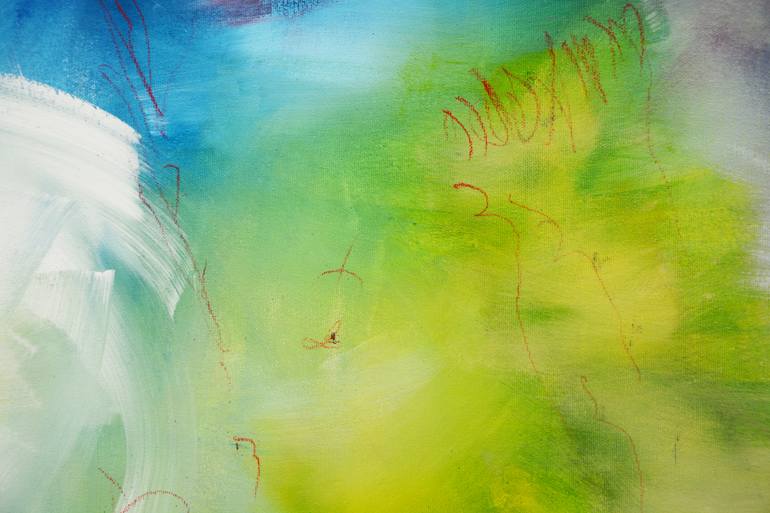 Original Abstract Expressionism Abstract Painting by Andrada Anghel