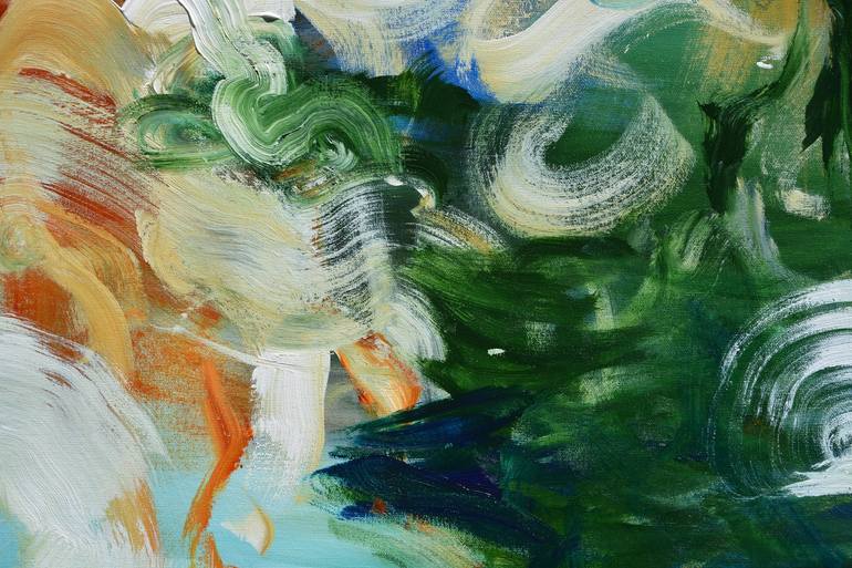 Original Abstract Expressionism Abstract Painting by Andrada Anghel