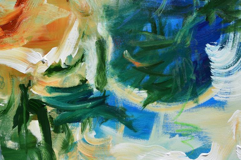 Original Abstract Expressionism Abstract Painting by Andrada Anghel