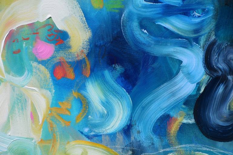 Original Abstract Expressionism Abstract Painting by Andrada Anghel