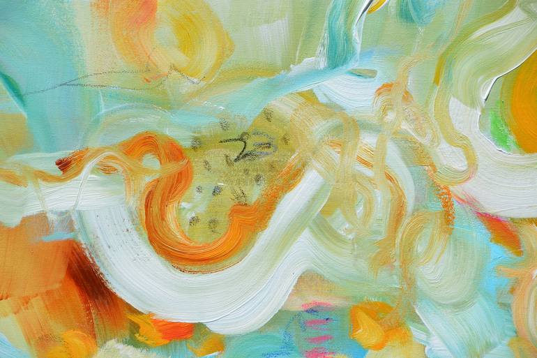Original Abstract Expressionism Abstract Painting by Andrada Anghel