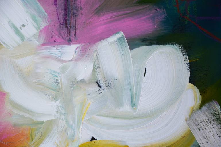 Original Abstract Expressionism Abstract Painting by Andrada Anghel