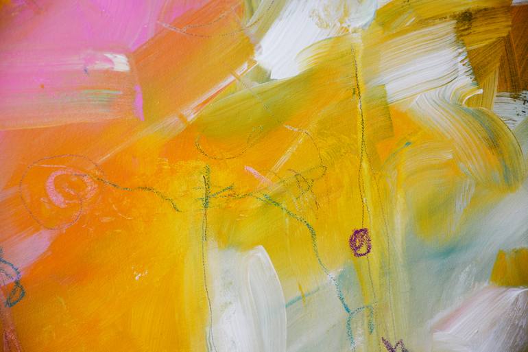 Original Abstract Expressionism Abstract Painting by Andrada Anghel
