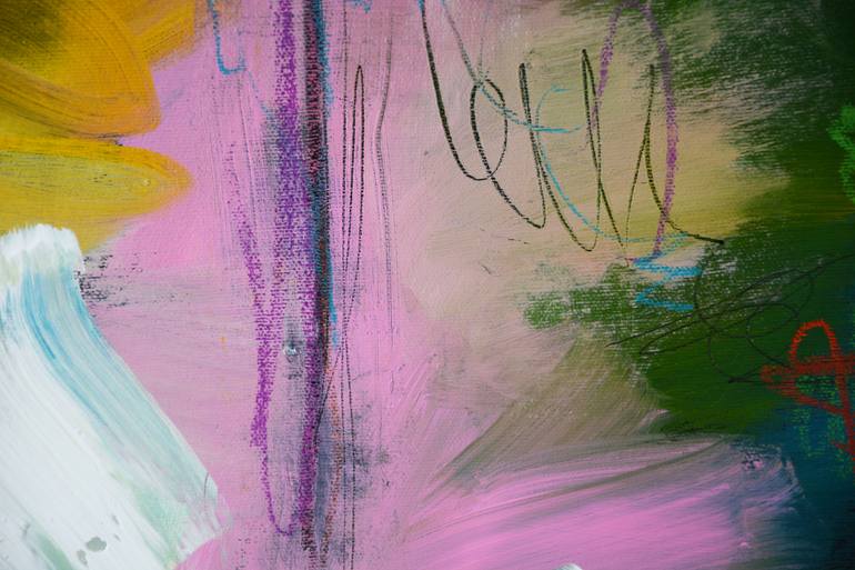 Original Abstract Expressionism Abstract Painting by Andrada Anghel
