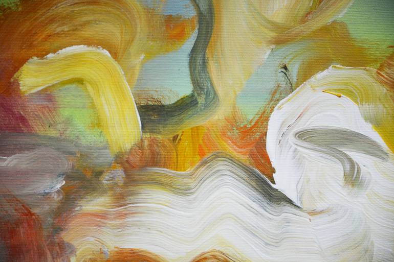 Original Abstract Expressionism Abstract Painting by Andrada Anghel