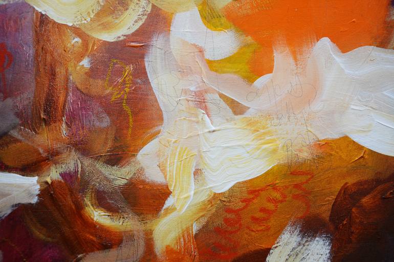 Original Abstract Expressionism Abstract Painting by Andrada Anghel