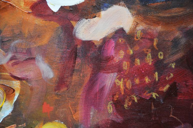 Original Abstract Expressionism Abstract Painting by Andrada Anghel