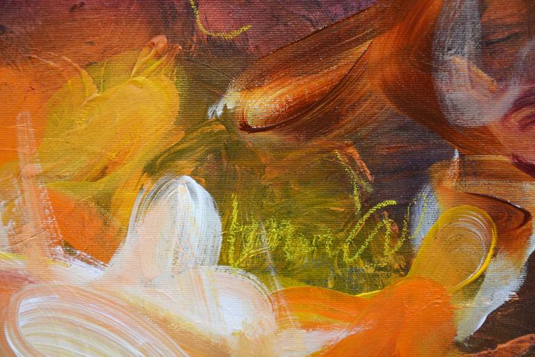 Original Abstract Expressionism Abstract Painting by Andrada Anghel