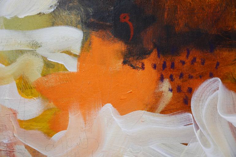 Original Abstract Expressionism Abstract Painting by Andrada Anghel