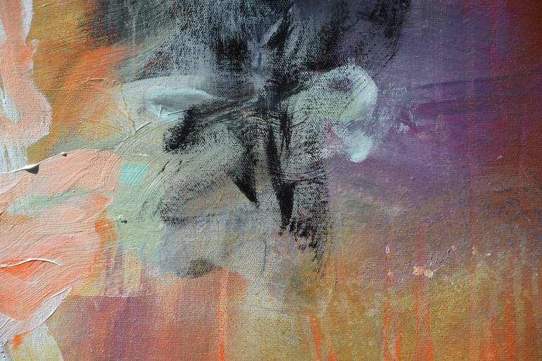 Original Abstract Expressionism Abstract Painting by Andrada Anghel