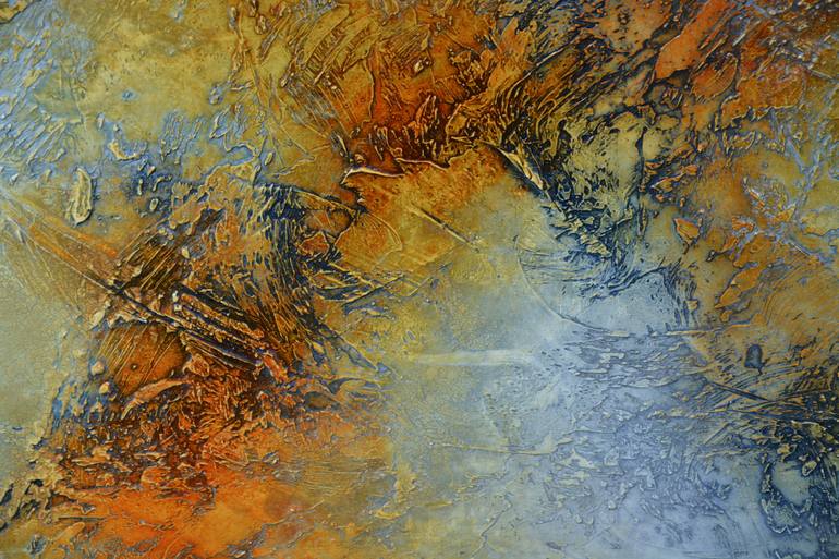 Original Abstract Expressionism Abstract Painting by Andrada Anghel