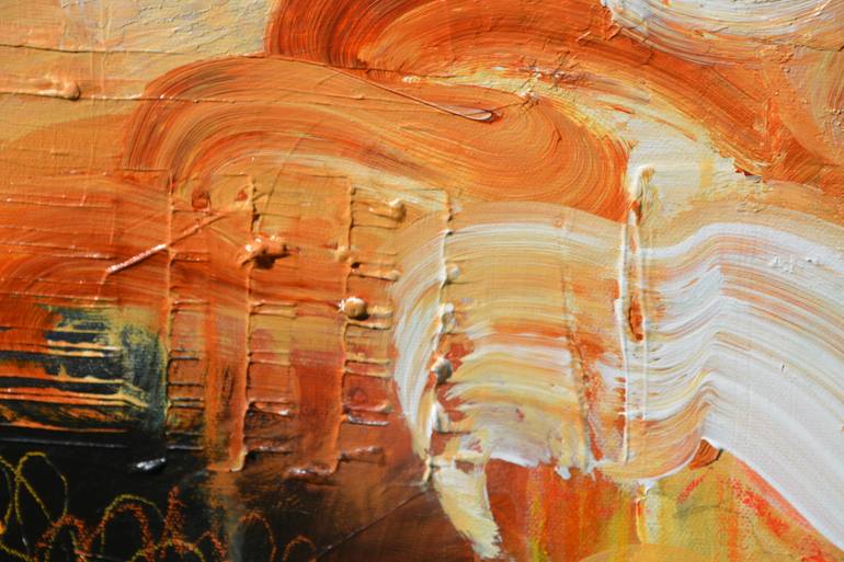 Original Abstract Expressionism Abstract Painting by Andrada Anghel