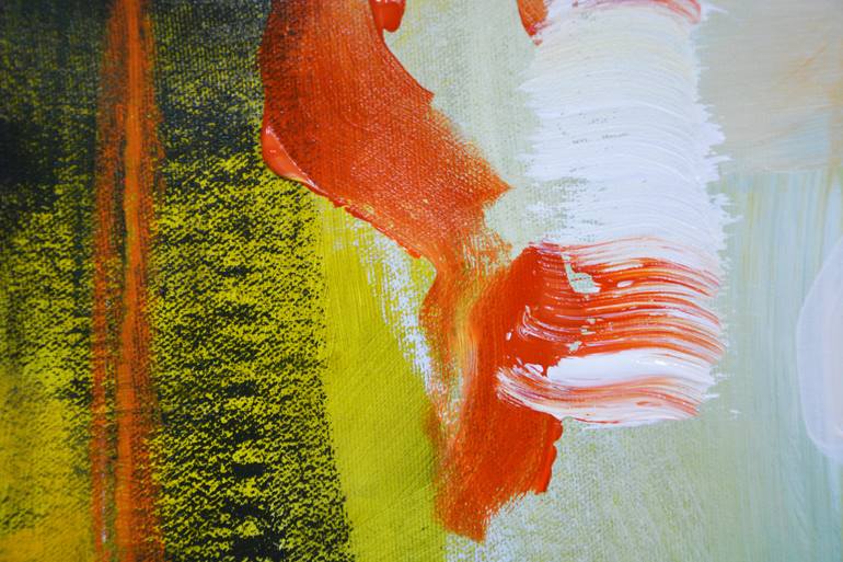 Original Abstract Expressionism Abstract Painting by Andrada Anghel