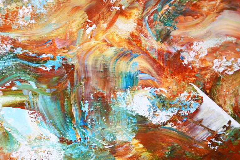 Original Fine Art Abstract Painting by Andrada Anghel