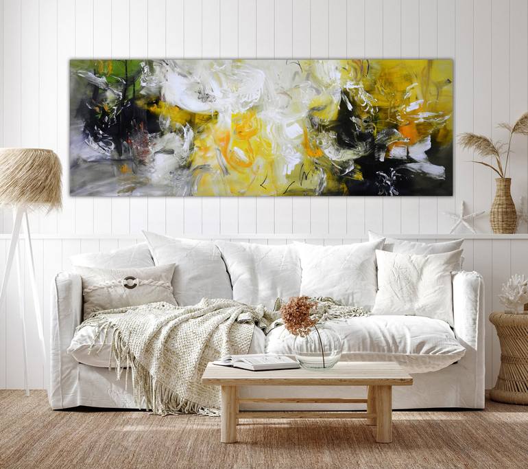 Original Abstract Expressionism Abstract Painting by Andrada Anghel