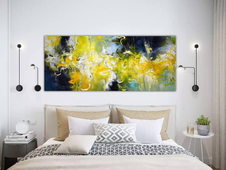 Original Abstract Expressionism Abstract Painting by Andrada Anghel