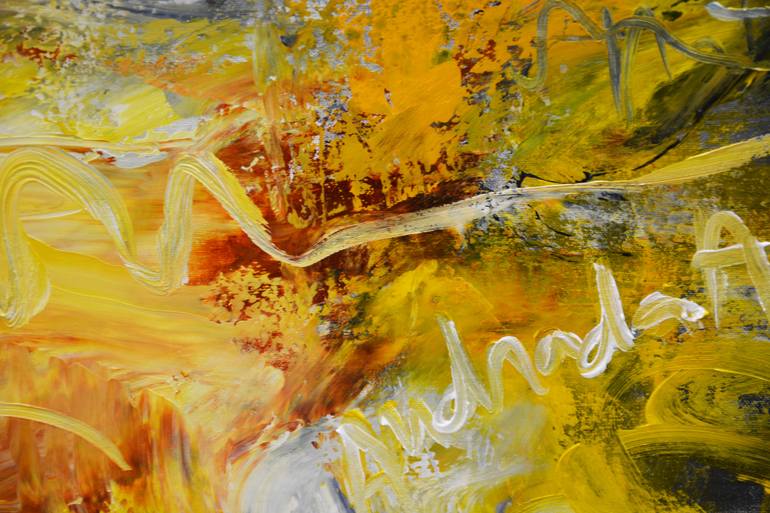 Original Abstract Expressionism Abstract Painting by Andrada Anghel