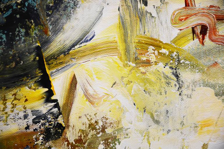 Original Abstract Expressionism Abstract Painting by Andrada Anghel