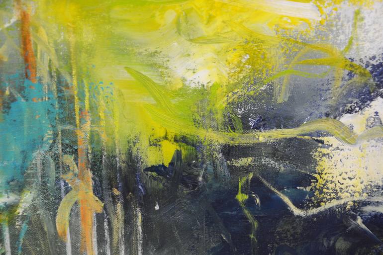 Original Abstract Expressionism Abstract Painting by Andrada Anghel