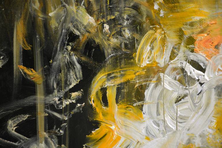 Original Abstract Expressionism Abstract Painting by Andrada Anghel