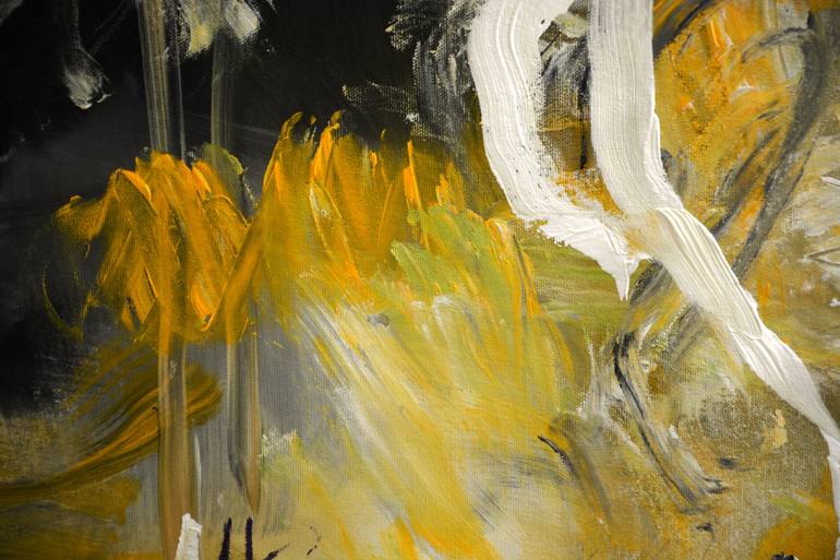 Original Abstract Expressionism Abstract Painting by Andrada Anghel