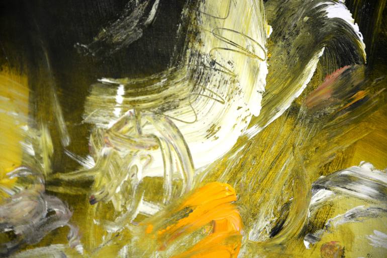 Original Abstract Expressionism Abstract Painting by Andrada Anghel