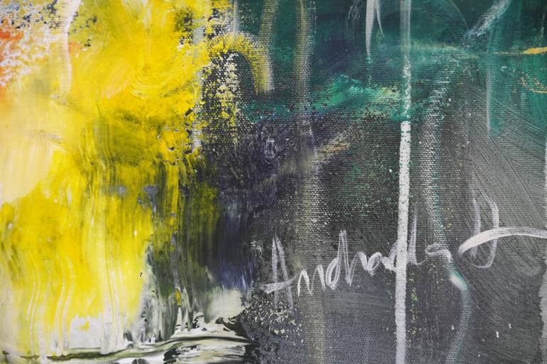 Original Abstract Expressionism Abstract Painting by Andrada Anghel