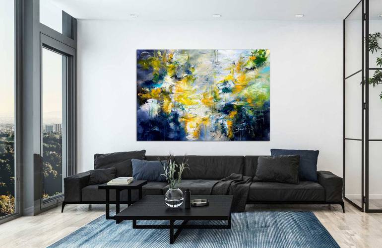 Original Fine Art Abstract Painting by Andrada Anghel