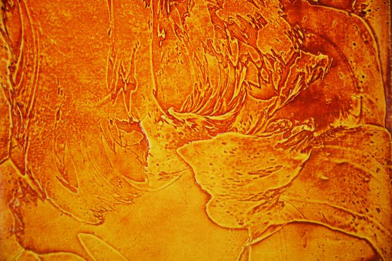 Original Abstract Expressionism Abstract Painting by Andrada Anghel