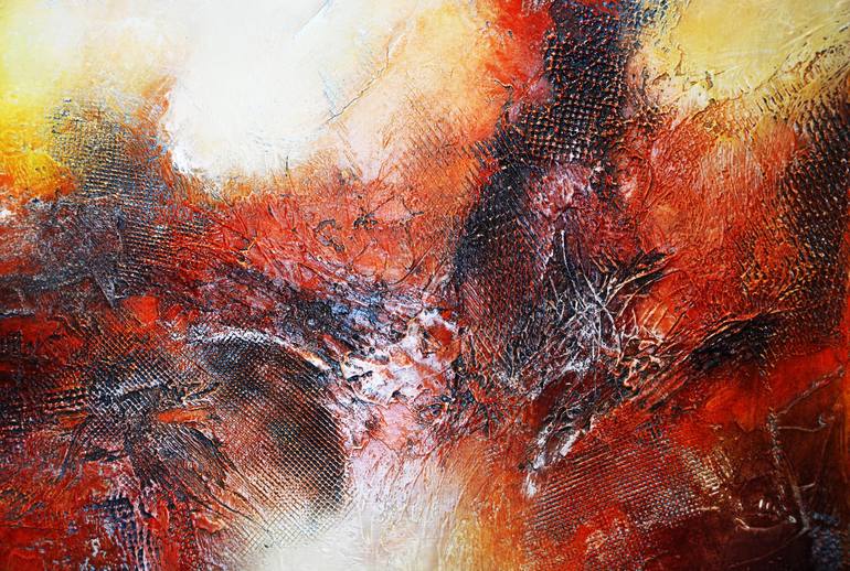 Original Abstract Expressionism Abstract Painting by Andrada Anghel