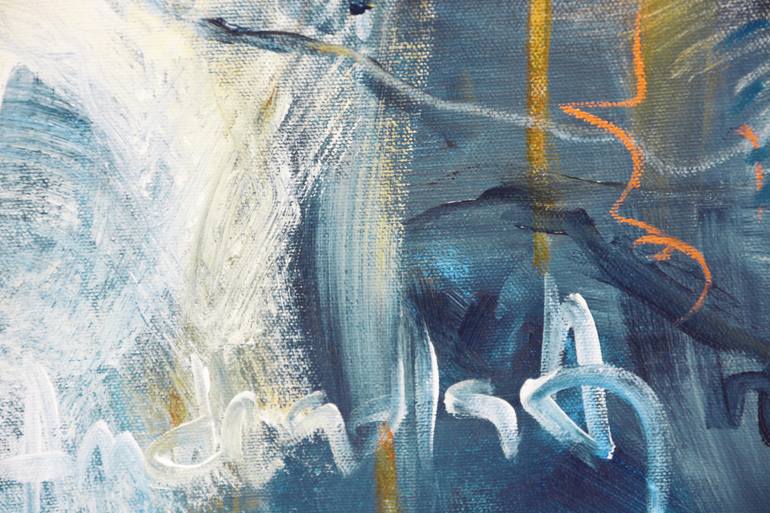 Original Abstract Expressionism Abstract Painting by Andrada Anghel