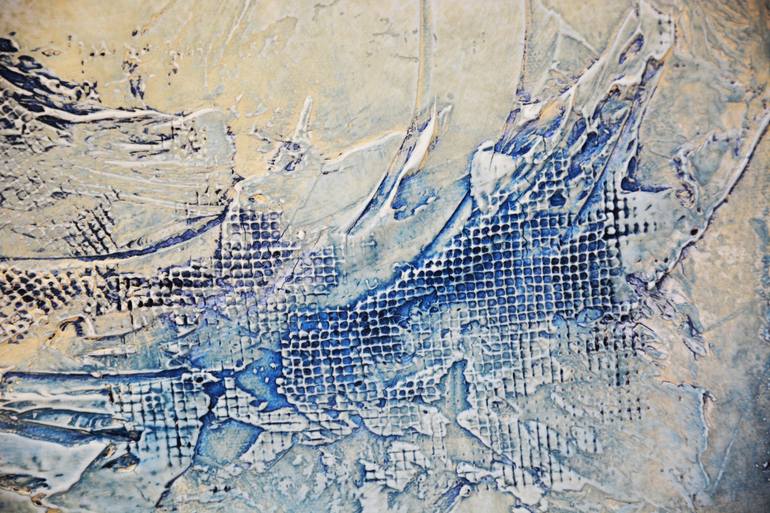 Original Abstract Expressionism Abstract Painting by Andrada Anghel