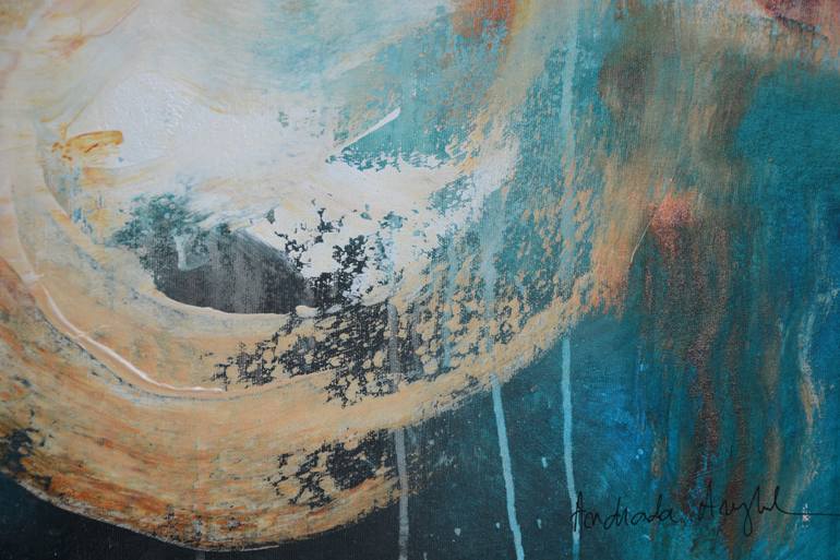 Original Abstract Expressionism Abstract Painting by Andrada Anghel
